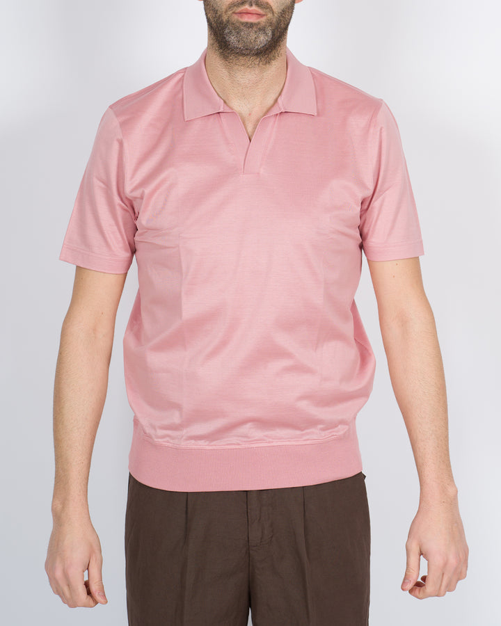 Polo skipper filo scozia rosa 