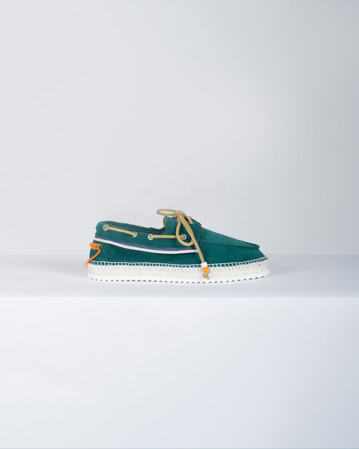 Nautico Cruz Suede verde 