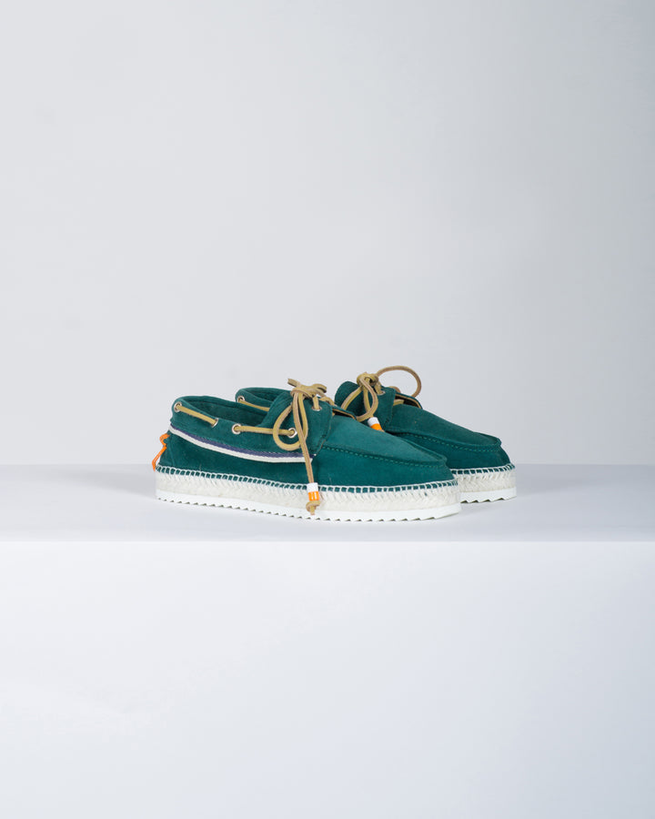 Nautico Cruz Suede verde 