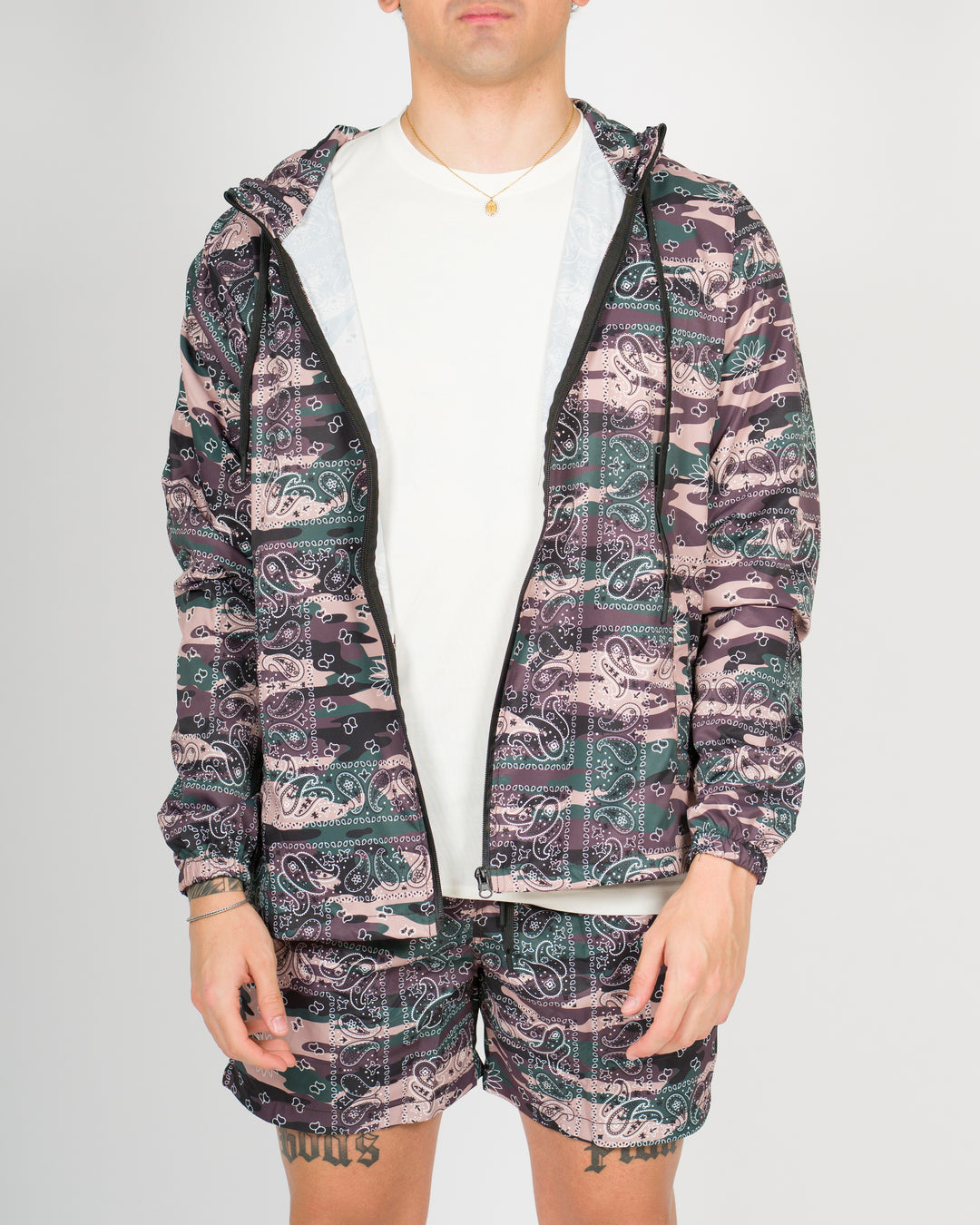 Giubbotto K-Way Stampato militare 