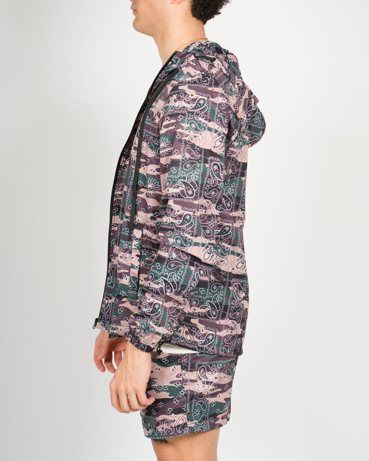 Giubbotto K-Way Stampato militare 