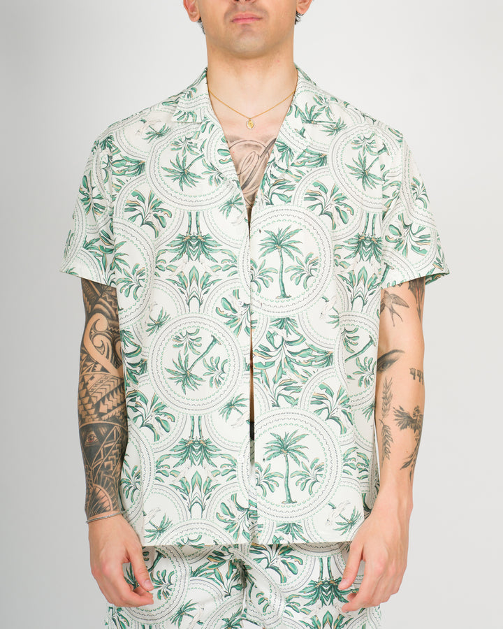 Camicia bowling stampata PRINT L<BR/> 