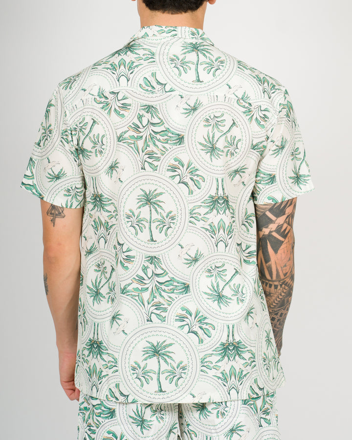 Camicia bowling stampata PRINT L<BR/> 