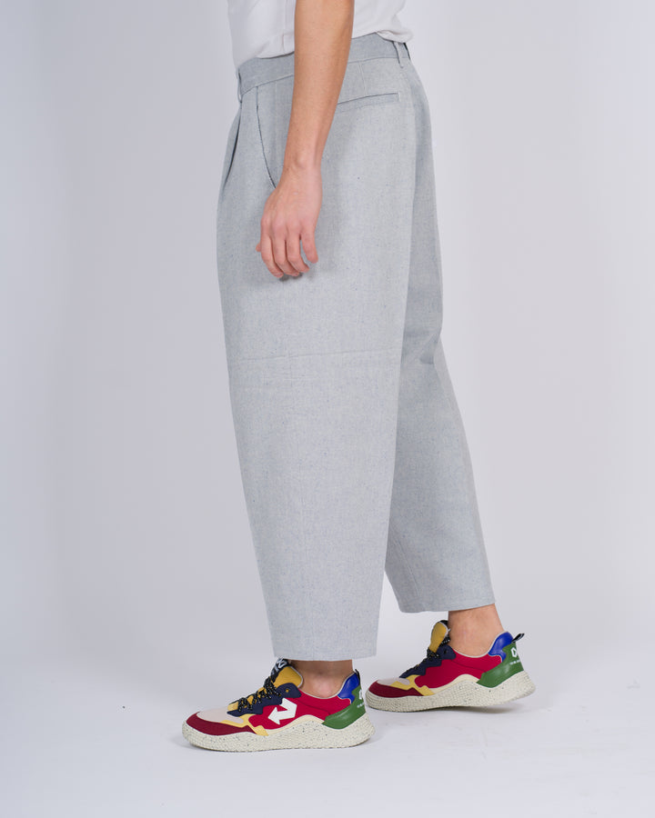 PANTALONE LEO JAPAN GRIGIO CHIARO 