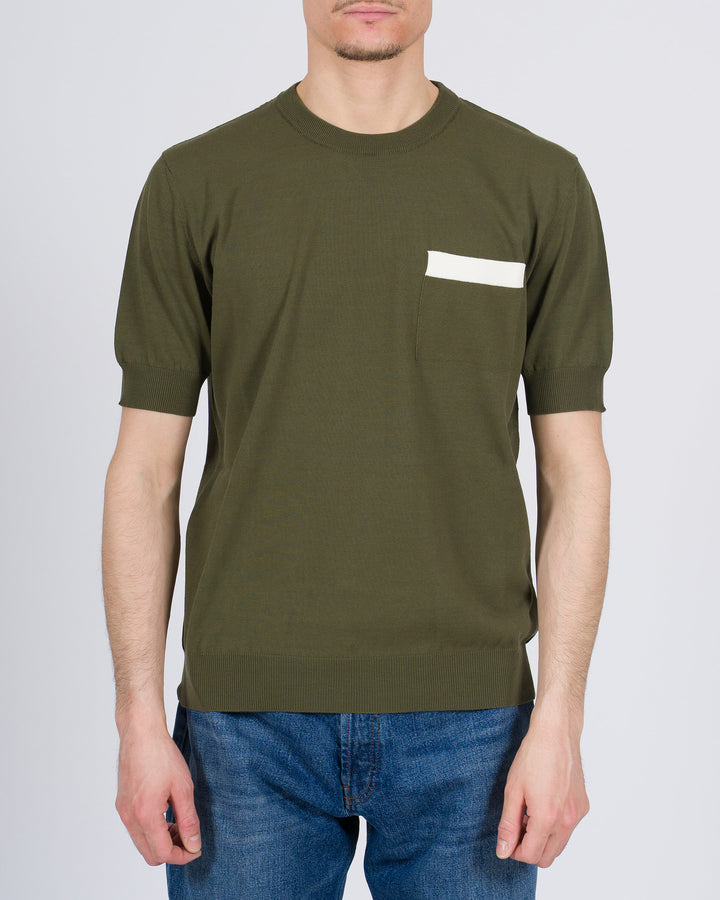 T-shirt Altea in filo di cotone colore verde 