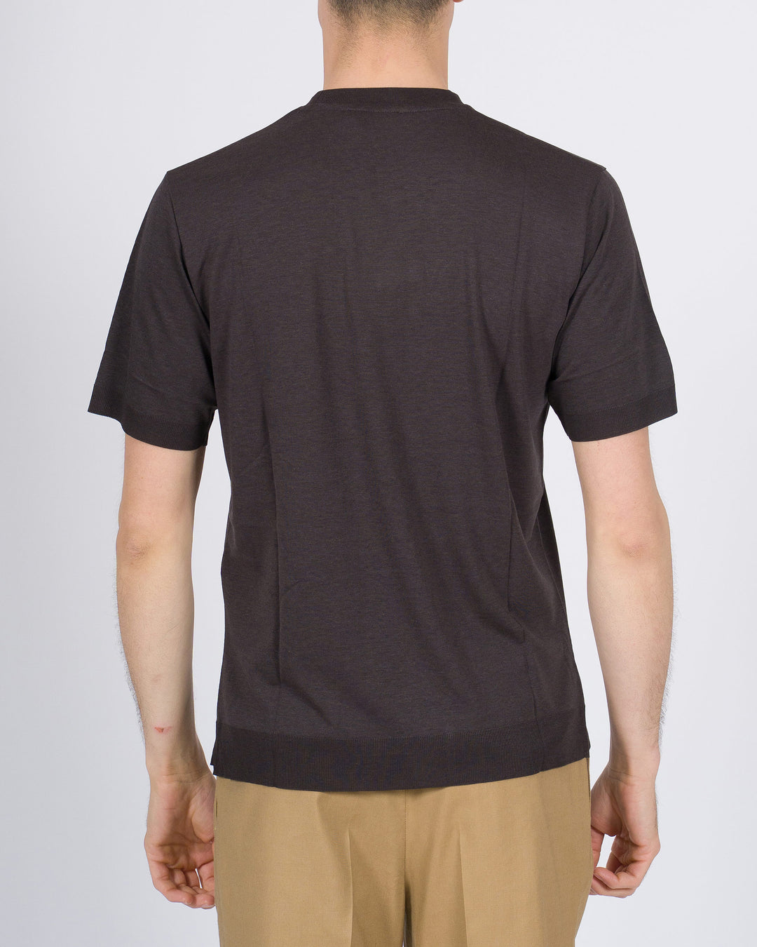 T-shirt Altea in lyocell cioccolata 