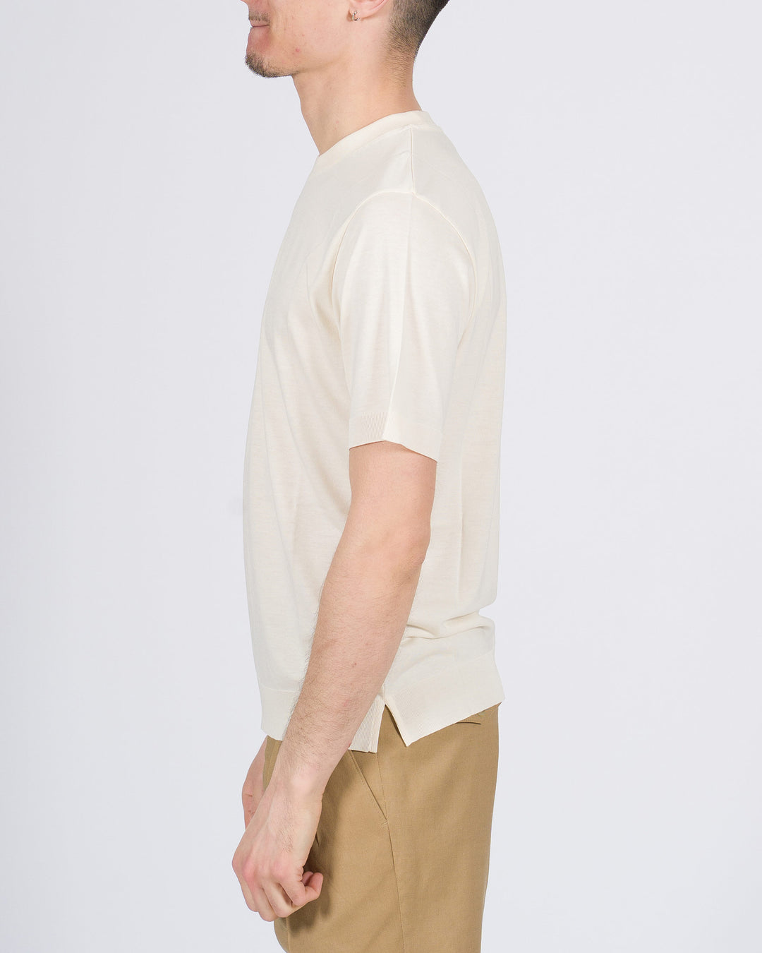 T-shirt Altea in lyocell panna 