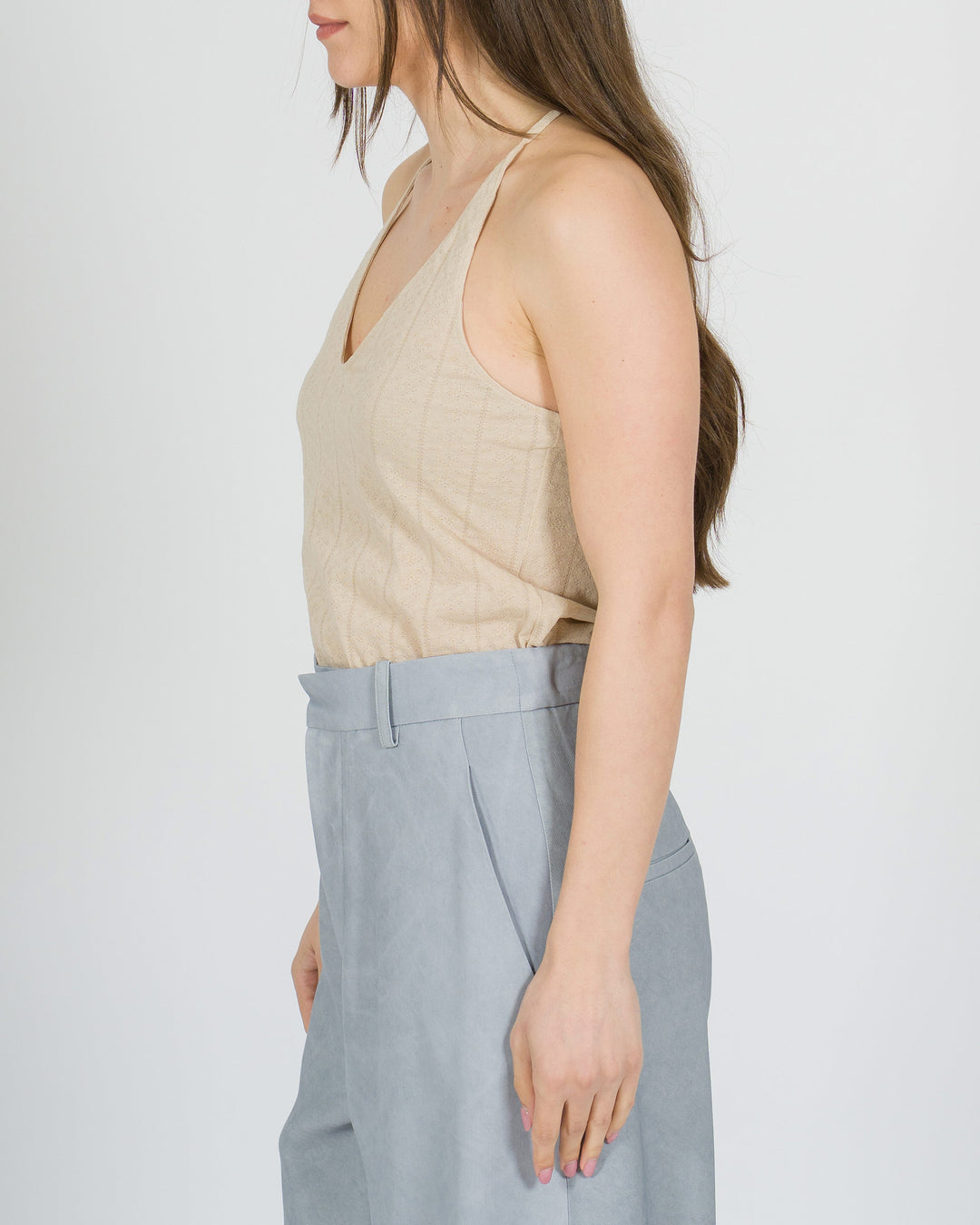 BODY BEIGE  JERSEY A-JOUR 