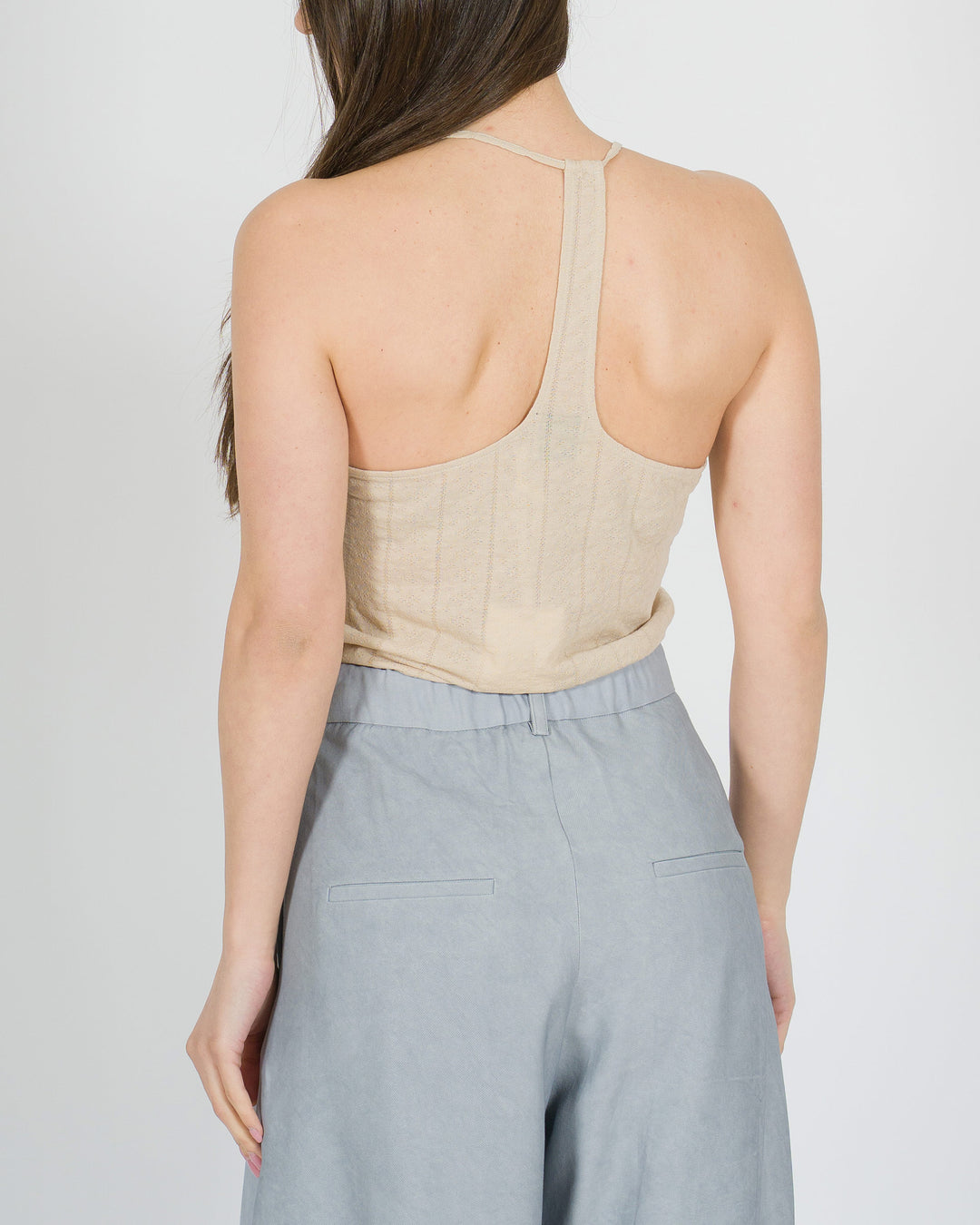 BODY BEIGE  JERSEY A-JOUR 