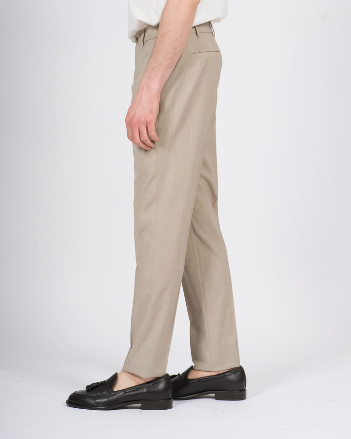 Pantalone Berwich Morello Elax beige in lana elastica 