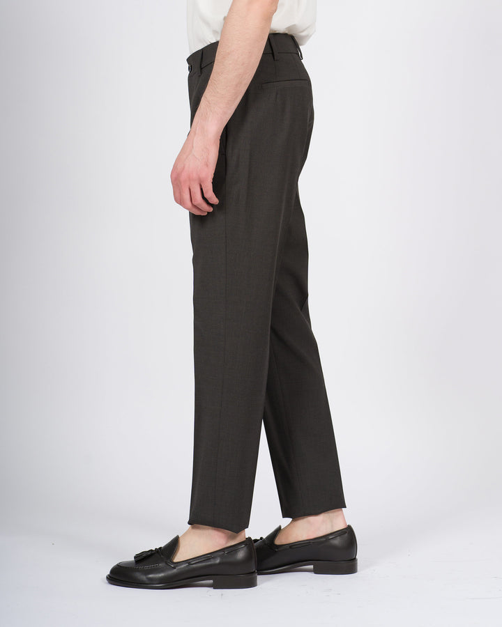 Pantalone Berwich Morello Elax marrone in lana elastica 