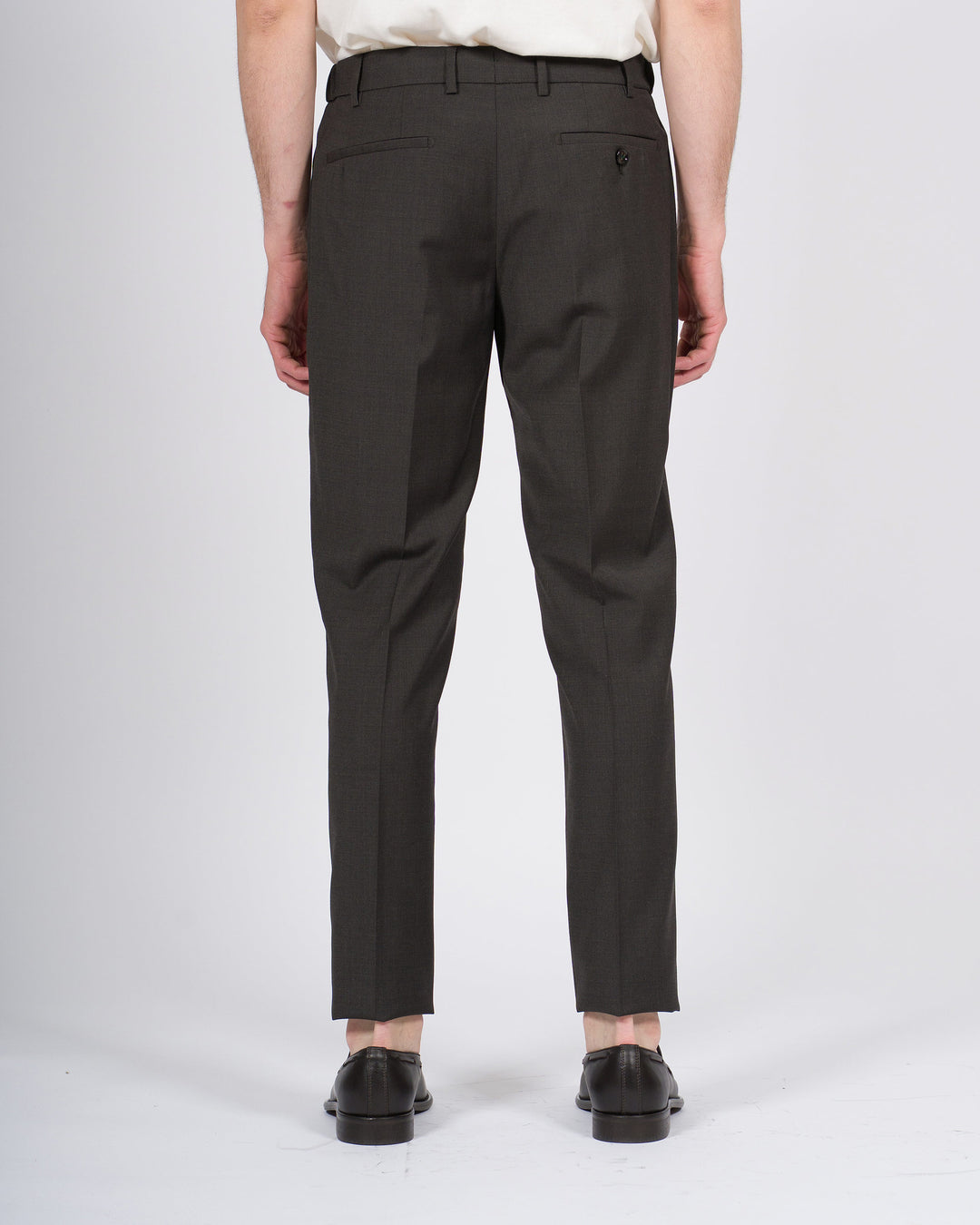 Pantalone Berwich Morello Elax marrone in lana elastica 