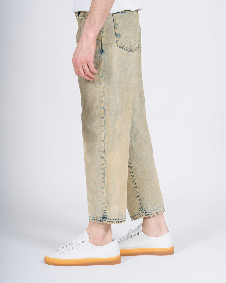 Jeans Uomo Bonheur Modello Osaka Sabbiature Chiare 