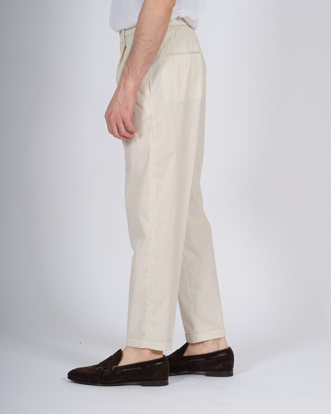 Pantalone Uomo Bonheur Modello Otaru Panna 