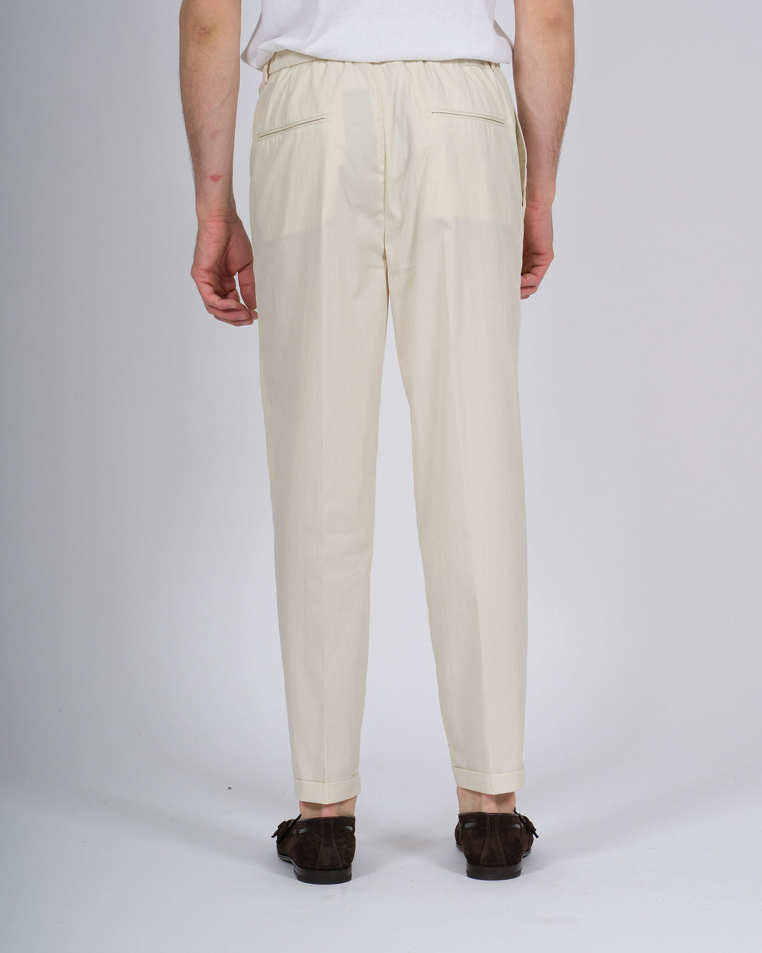 Pantalone Uomo Bonheur Modello Otaru Panna 