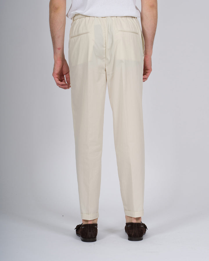 Pantalone Uomo Bonheur Modello Otaru Panna 