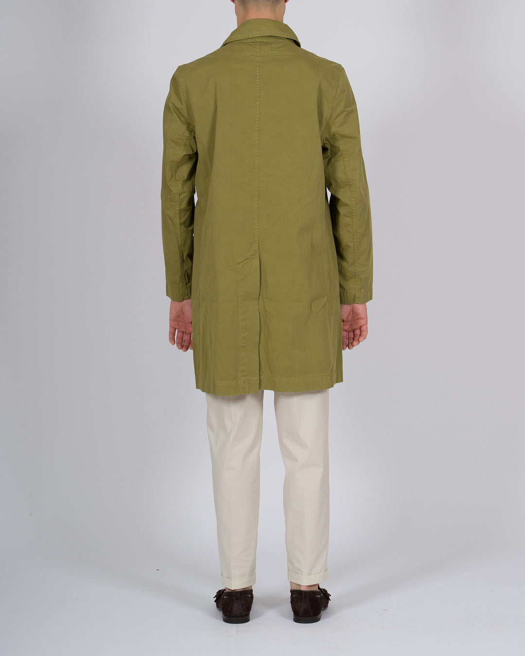 Trench Chesapeake Verde in Cotone 