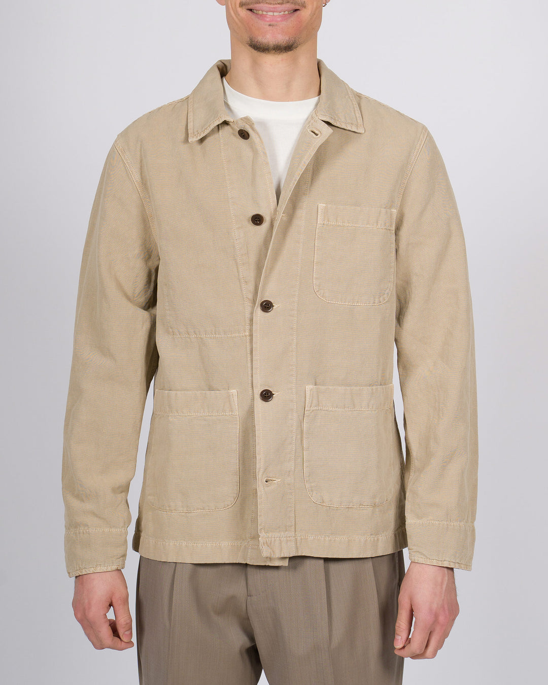 Work Jacket Uomo Chesapeake Modello St. Malo beige 