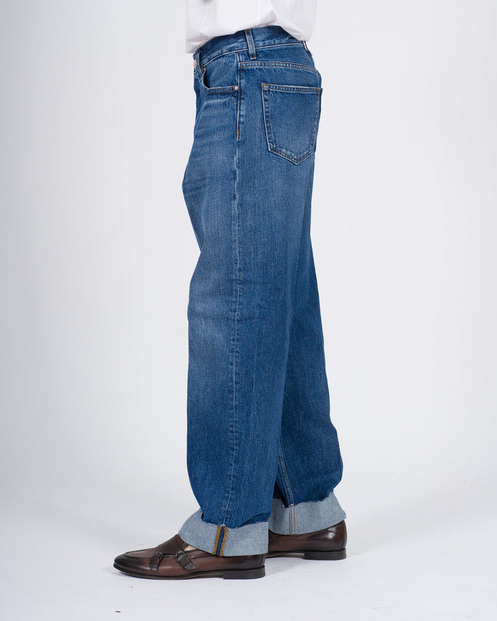 Jeans Don The Fuller modello Denver lungo risvoltoni a taglio vivo 