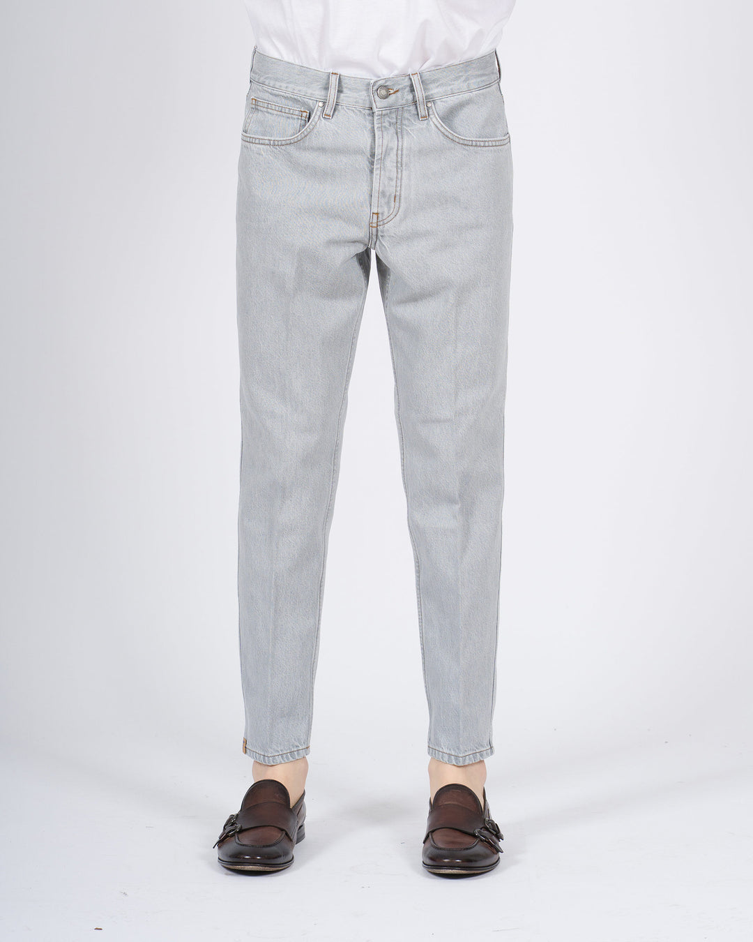 Jeans Don The Fuller modello Seoul colore grigio chiaro 