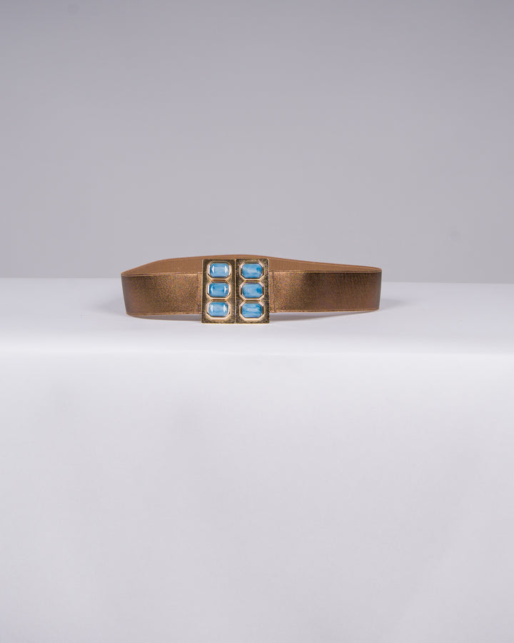 Cintura lovely  Bronzo con Placca Oro e Pietre Turchesi 