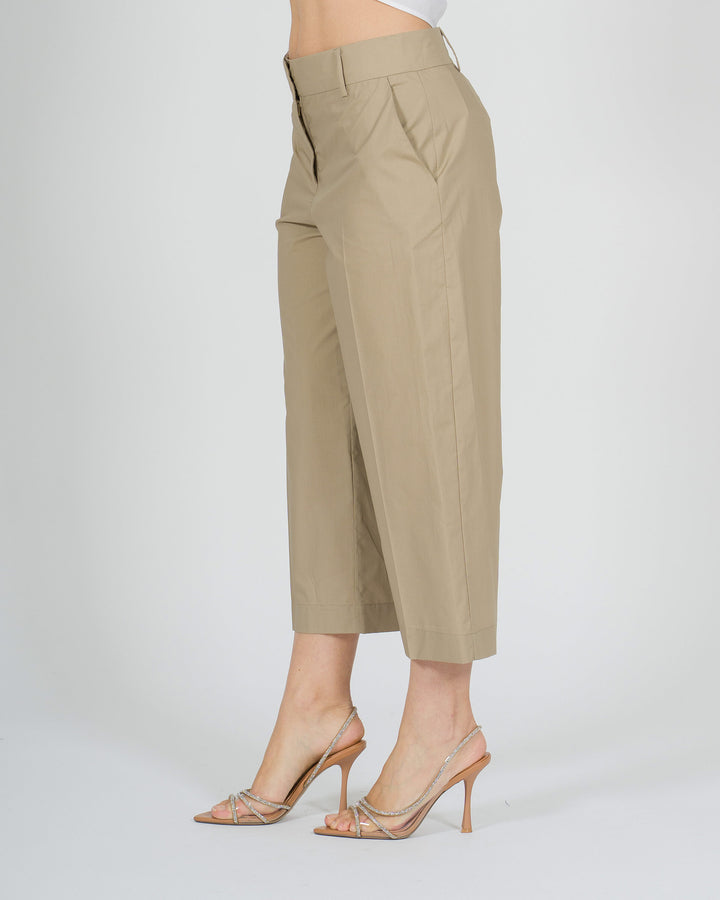 Pantalone cropped beige Meimeij 