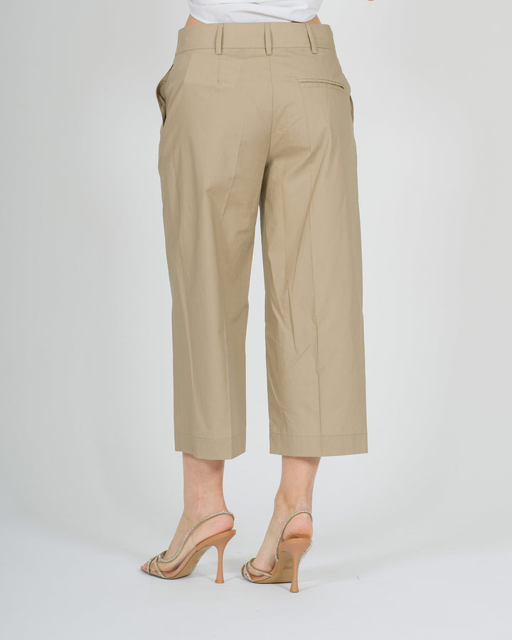 Pantalone cropped beige Meimeij 