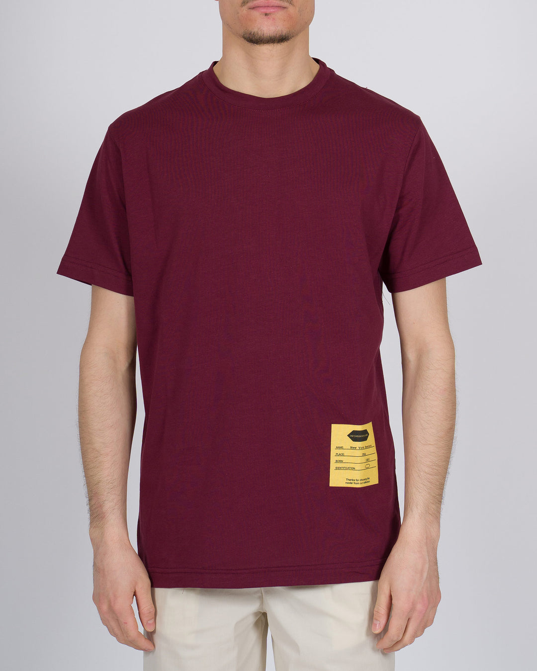 T-shirt Amarillo bordeaux 