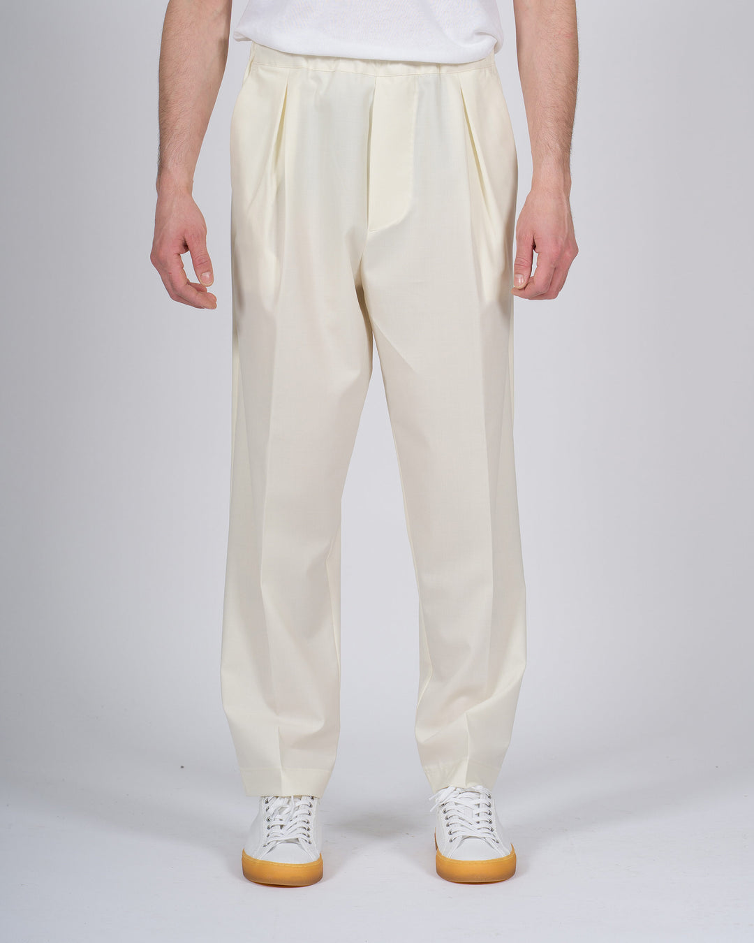 Pantalone Uomo New York Resident Modello Ohio Bianco 