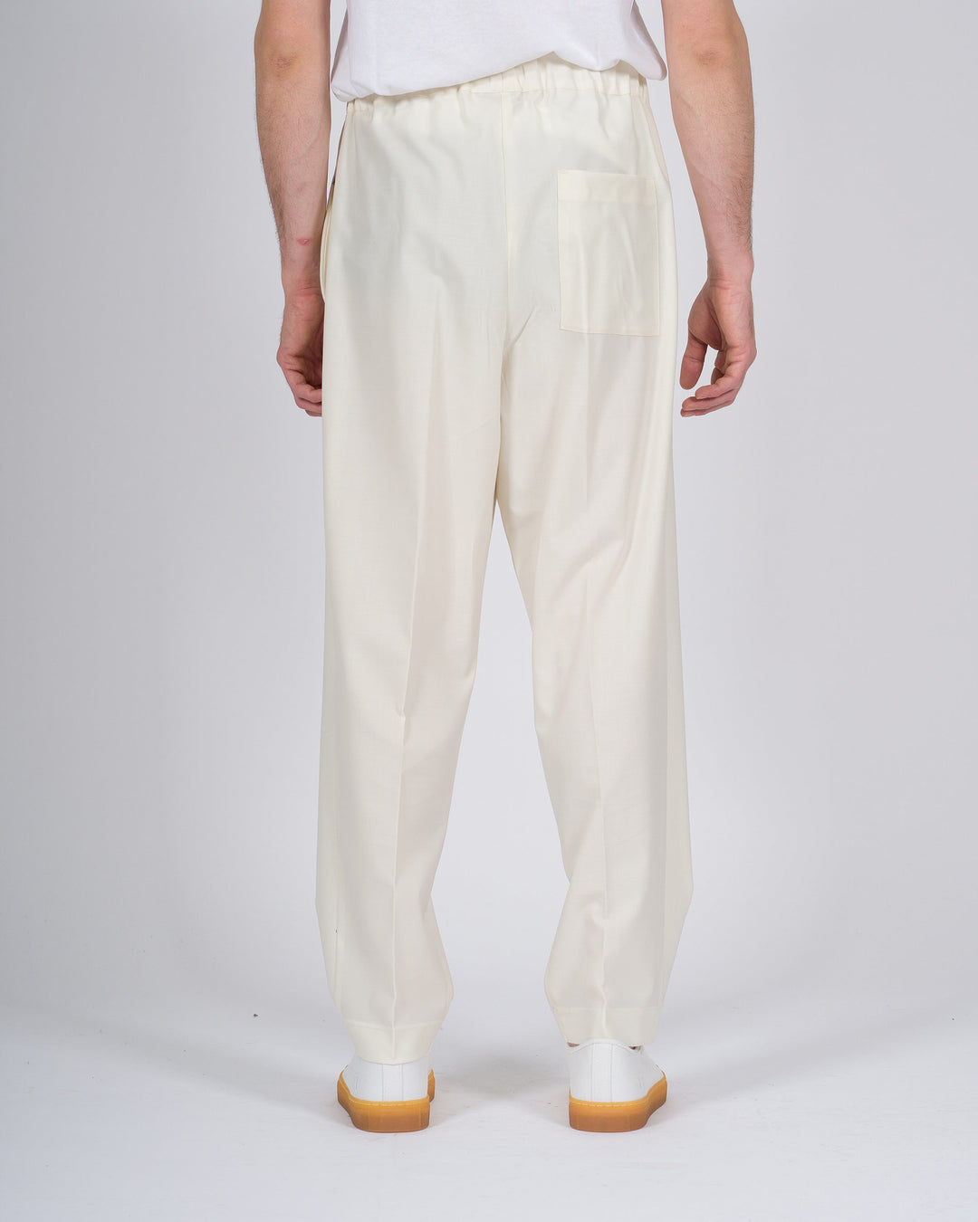 Pantalone Uomo New York Resident Modello Ohio Bianco 
