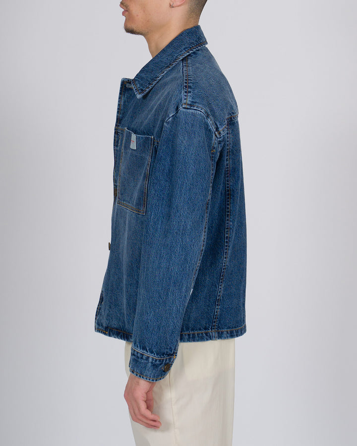 Giubbotto Uomo New York Resident in Denim 