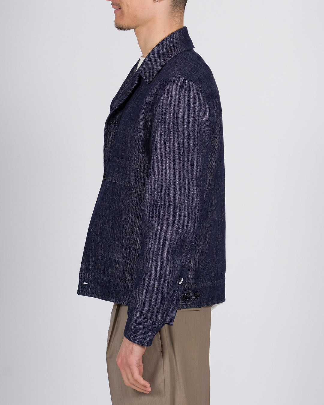 Giubbotto Yuma New York Resident denim graffiato 