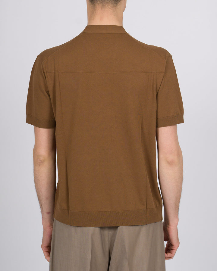 T-shirt uomo in filo di cotone finezza 16 bruciato 