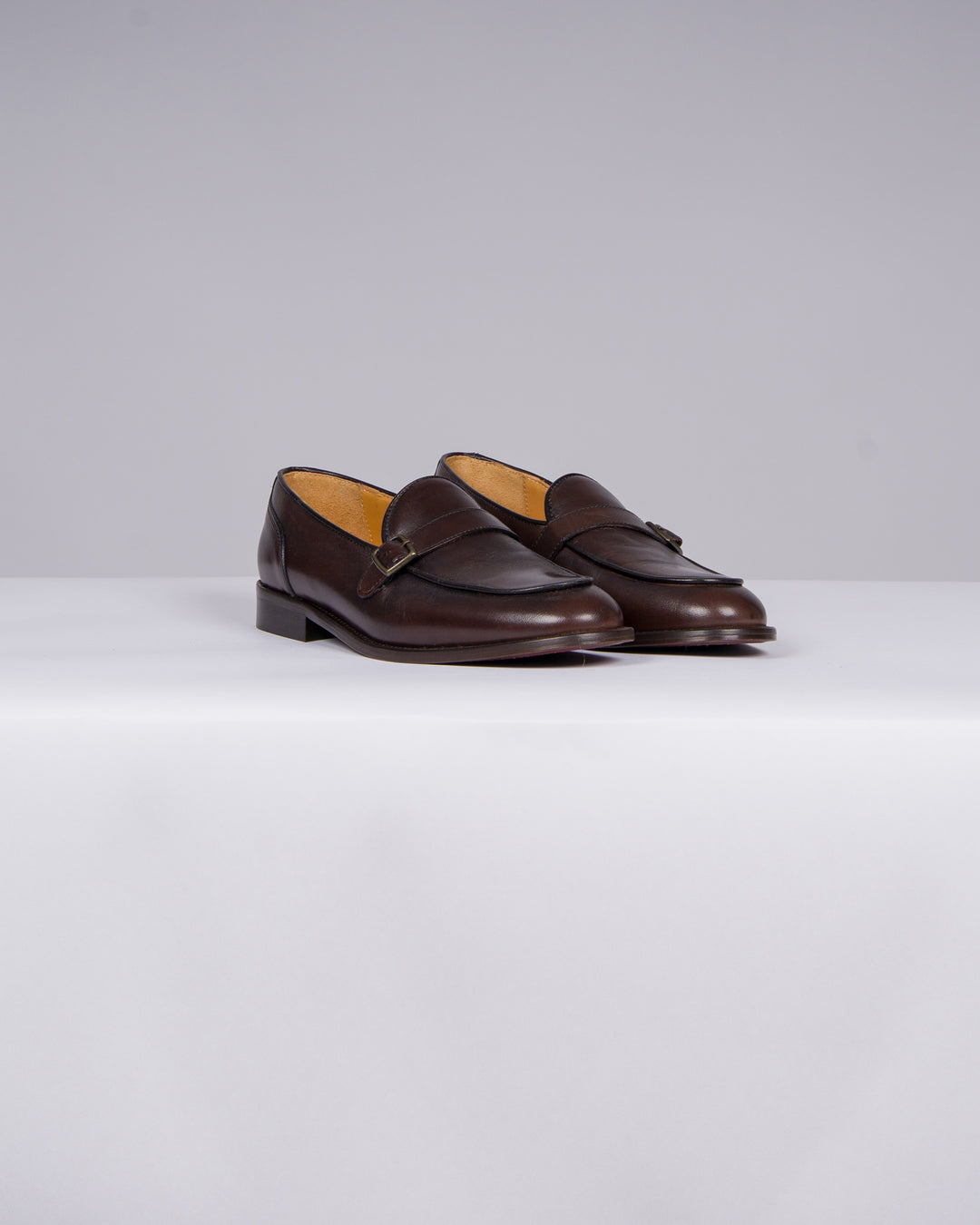 Mocassino Moro in Pelle Liscia con Fibbia 