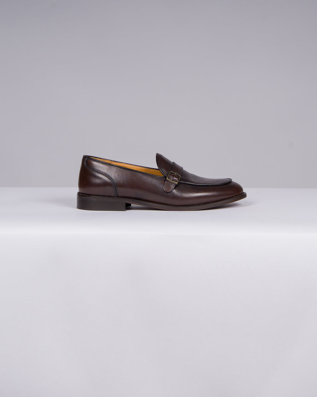 Mocassino Moro in Pelle Liscia con Fibbia 