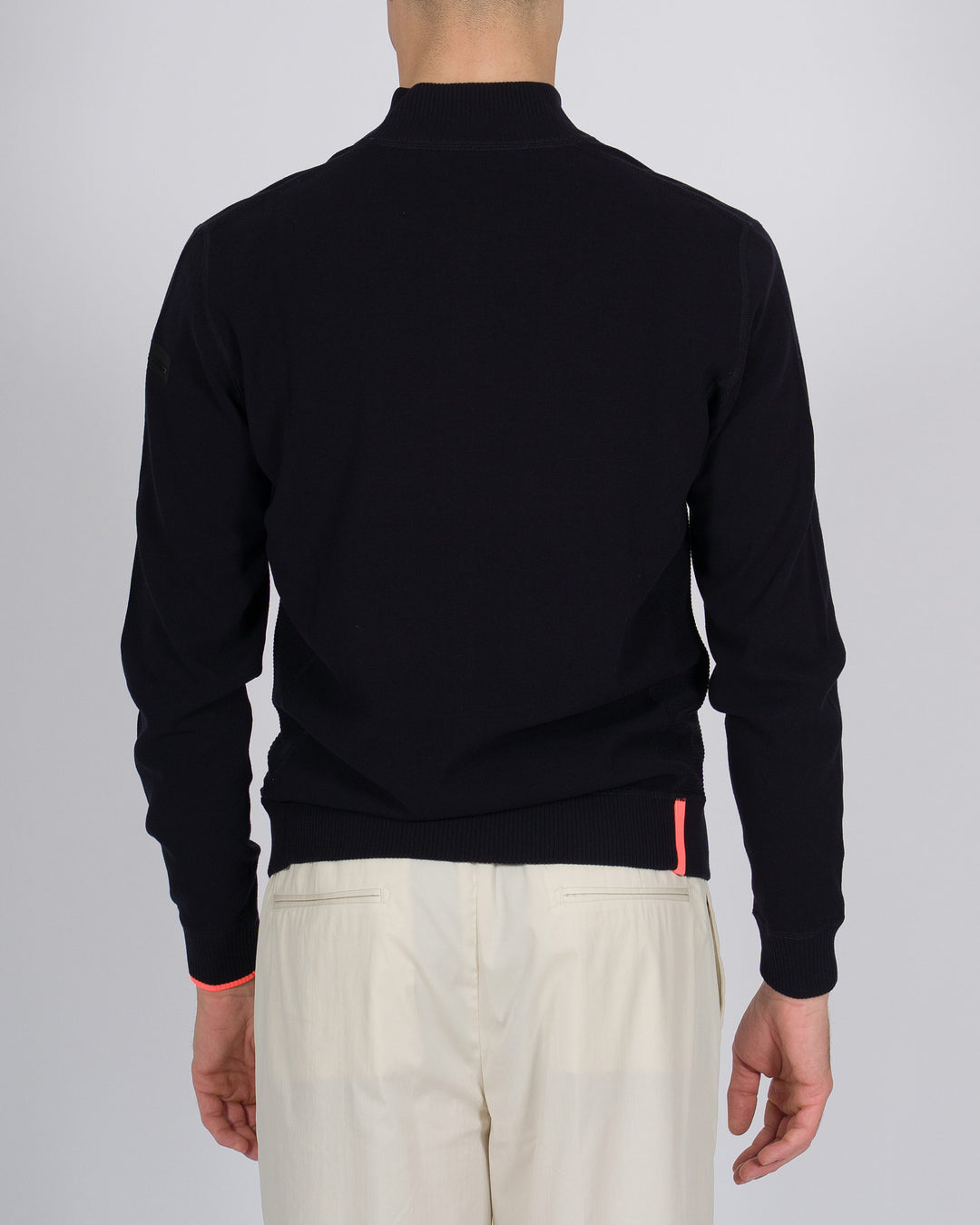 Fleece Full Zip Knit blu 