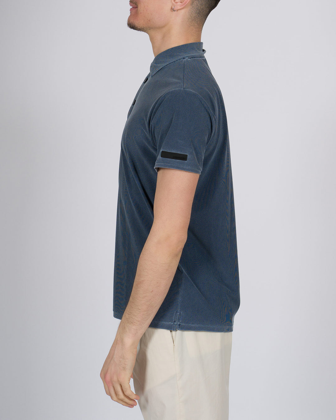 Techno Wash Piquè Polo blu 