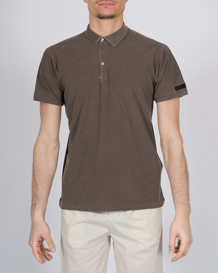 Techno Wash Piquè Polo cacao 
