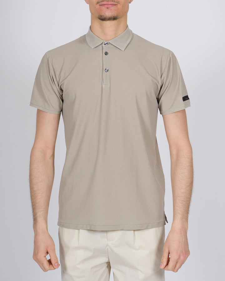 Techno Wash Piquè Polo grigio 