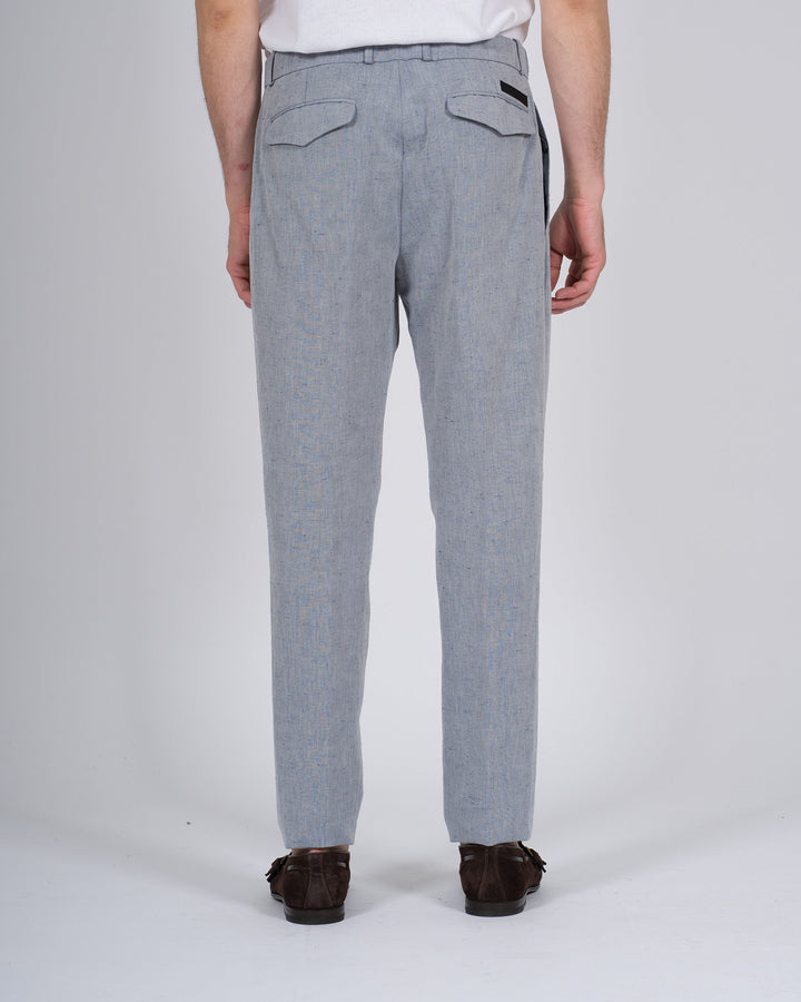 Lynco Chino Double Pence Pant grigio 