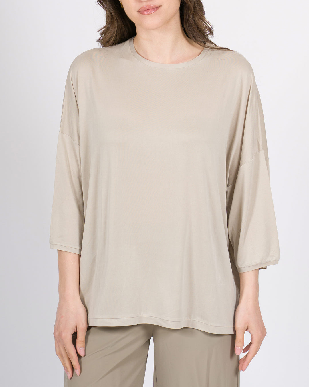Cupro T-Box Wom Shirty beige 