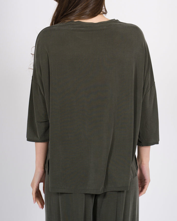 Cupro T-Box Wom Shirty verde 