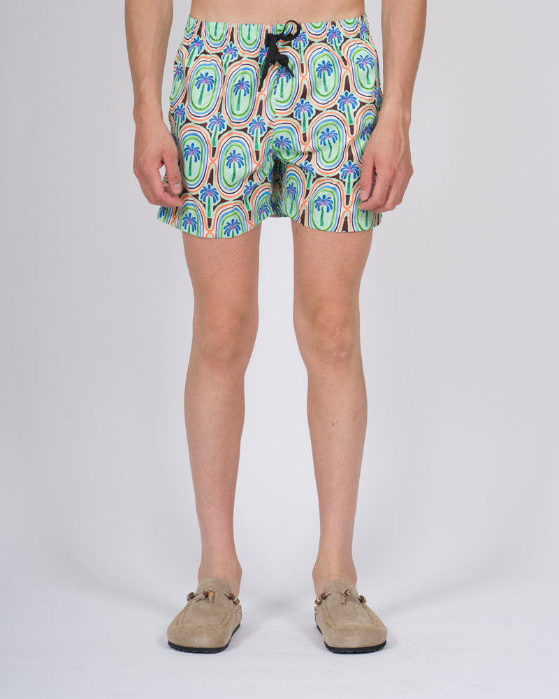 Costume da Bagno Uomo Move con Fantasia Palma 