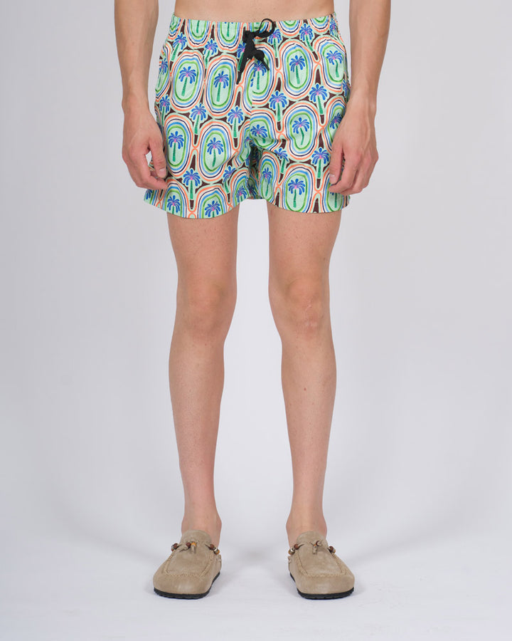 Costume da Bagno Uomo Move con Fantasia Palma 