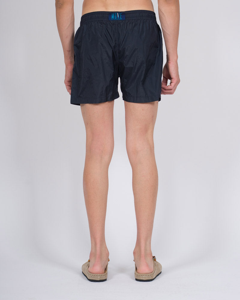 Costume da Bagno Uomo Move Tinta Unita Blu 