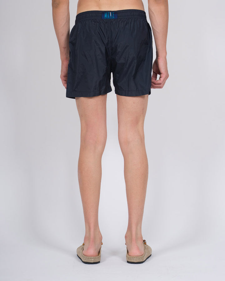 Costume da Bagno Uomo Move Tinta Unita Blu 
