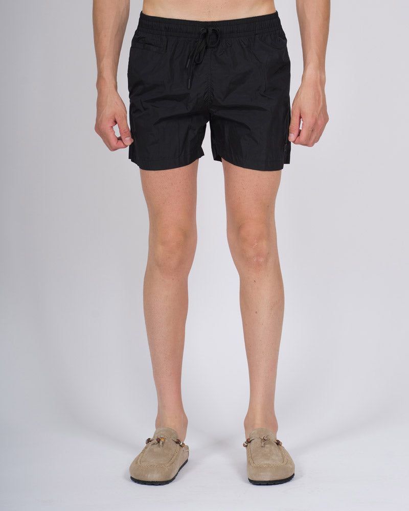 Costume da Bagno Uomo Move Tinta Unita Nero 