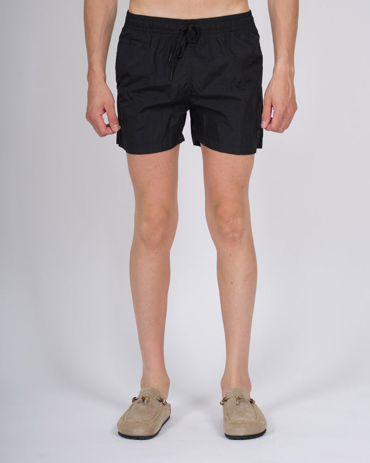 Costume da Bagno Uomo Move Tinta Unita Nero 