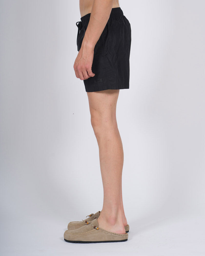 Costume da Bagno Uomo Move Tinta Unita Nero 