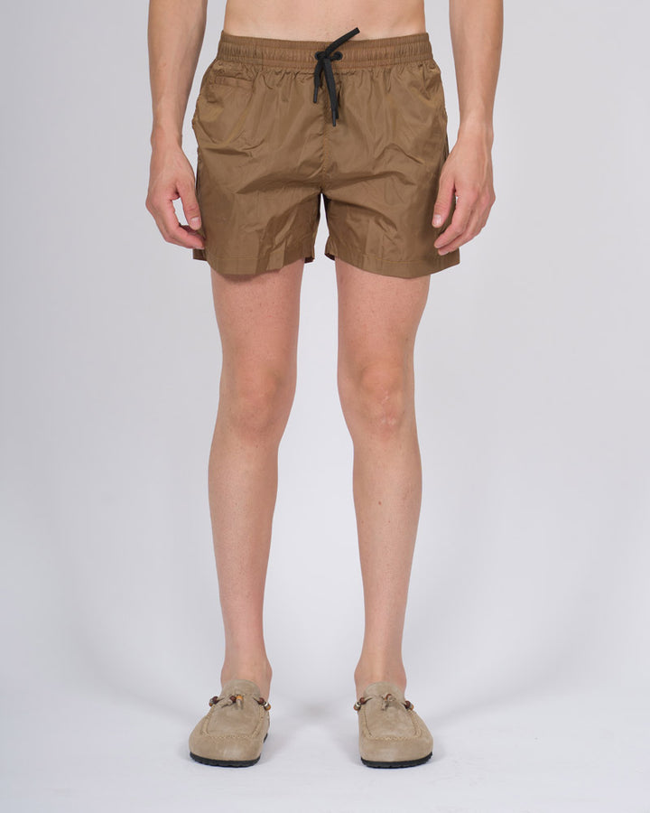 Costume da Bagno Uomo Move Tinta Unita Coccio 
